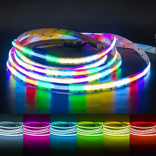 DC24V Smart Addressable Color Changing COB RGB LED Strip Light